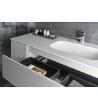 Photo: TREOS washbasin 96,6x51,3 cm, Rockstone, white matt