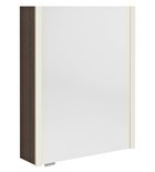 Photo: ALIX Mirror cabinet with LED lighting 56x70x17,5cm, left/right, Pine Rustik