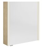 Photo: ALIX Mirror cabinet with LED lighting 66x70x17,5cm, left/right, Elm Bardini
