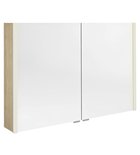 Photo: ALIX Mirror cabinet with LED lighting 106x70x17,5cm, Elm Bardini