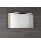 Photo: CLOE szafka z lustrem z oświetleniem LED, 100x50x18cm, wiąz Bardini