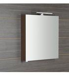Photo: RIWA mirror cabinet incl. LED light, 60x70x17cm, Pine Rustic