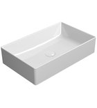 Photo: KUBE X counter top ceramic washbasin 60x37cm, white ExtraGlaze