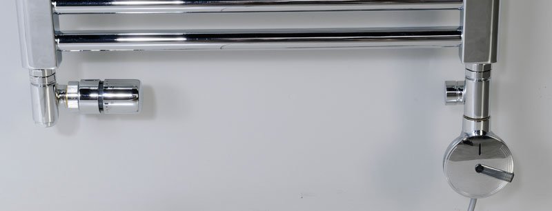 Sapho CORNER COMBI připojovací sada ventilů termostatická, levá, nerez mat CP3521S