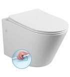 Photo: PACO závěsná WC mísa, Rimless, 36x53 cm, bílá