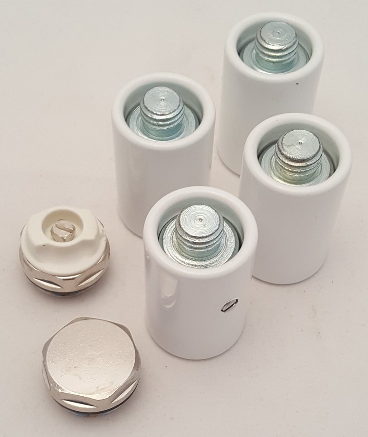 Set držáků radiátoru BONDI, bílá NDDC40XT