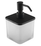 Photo: FLORI Soap Dispenser with Replacement, black matt