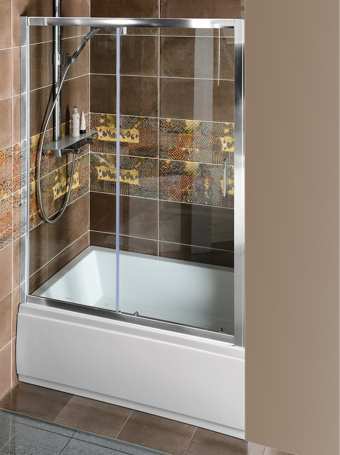 DEEP sprchové dvere 1600x1650mm, číre sklo