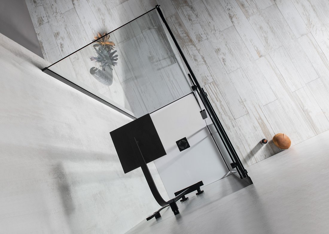 Polysan ALTIS BLACK obdélníkový sprchový kout 1200x900 mm, L/P varianta AL3012BAL6012B