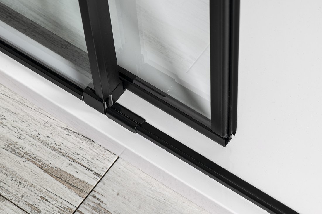 Polysan ALTIS BLACK obdélníkový sprchový kout 1300x800 mm, L/P varianta AL4012BAL5912B