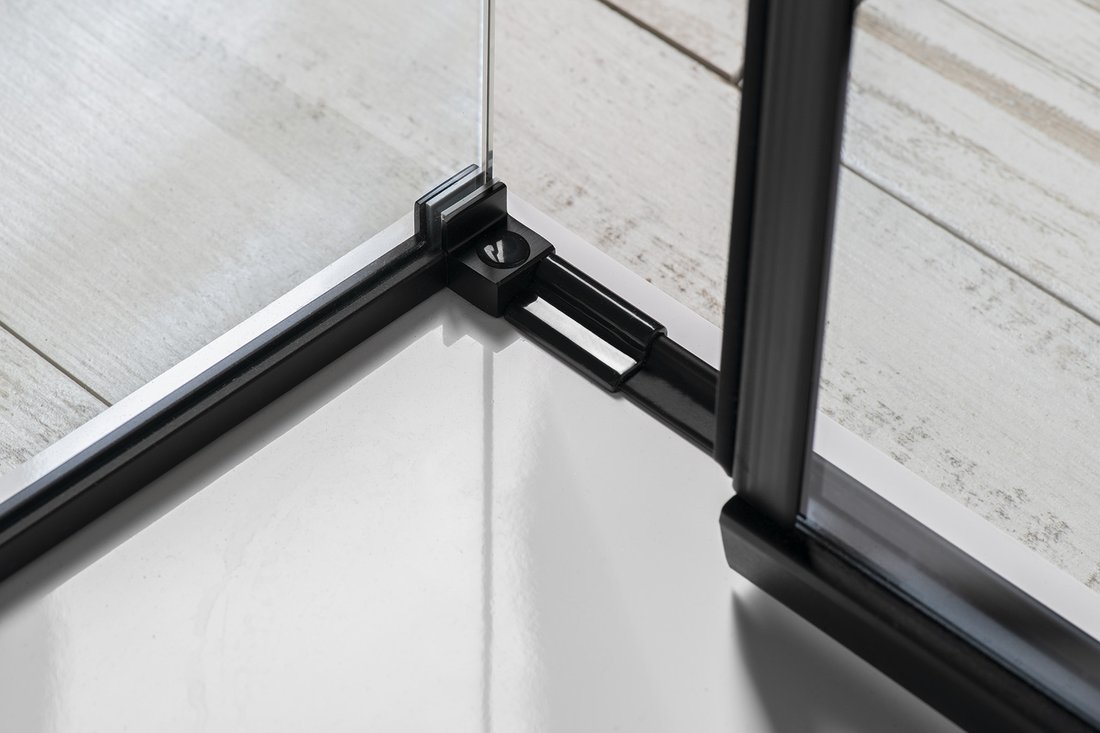 Polysan ALTIS BLACK obdélníkový sprchový kout 1300x800 mm, L/P varianta AL4012BAL5912B
