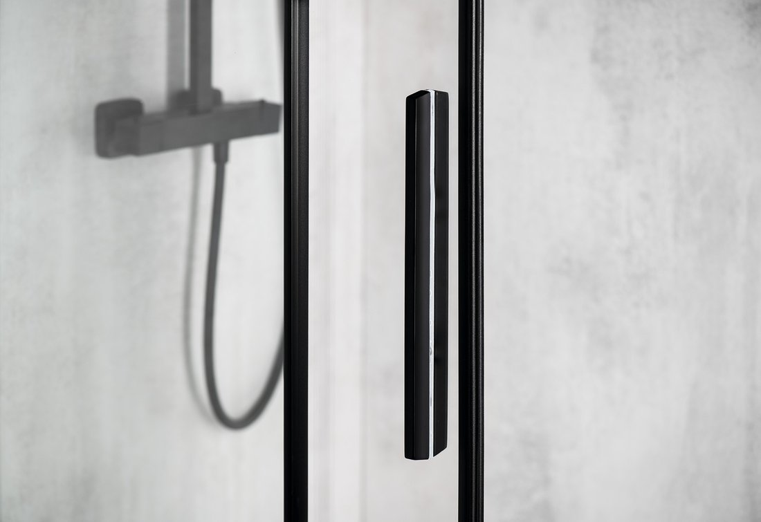 Polysan ALTIS BLACK obdélníkový sprchový kout 1300x800 mm, L/P varianta AL4012BAL5912B