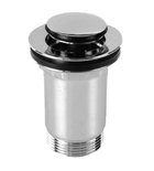 Photo: Click-Clack Washbasin Waste 5/4“, (H) 4-52mm, small plug/chrome