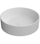 Photo: KUBE X counter top ceramic washbasin, dia 45cm, white matt