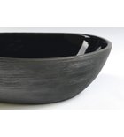 Photo: PRIORI counter top ceramic washbasin 51x38 cm, black