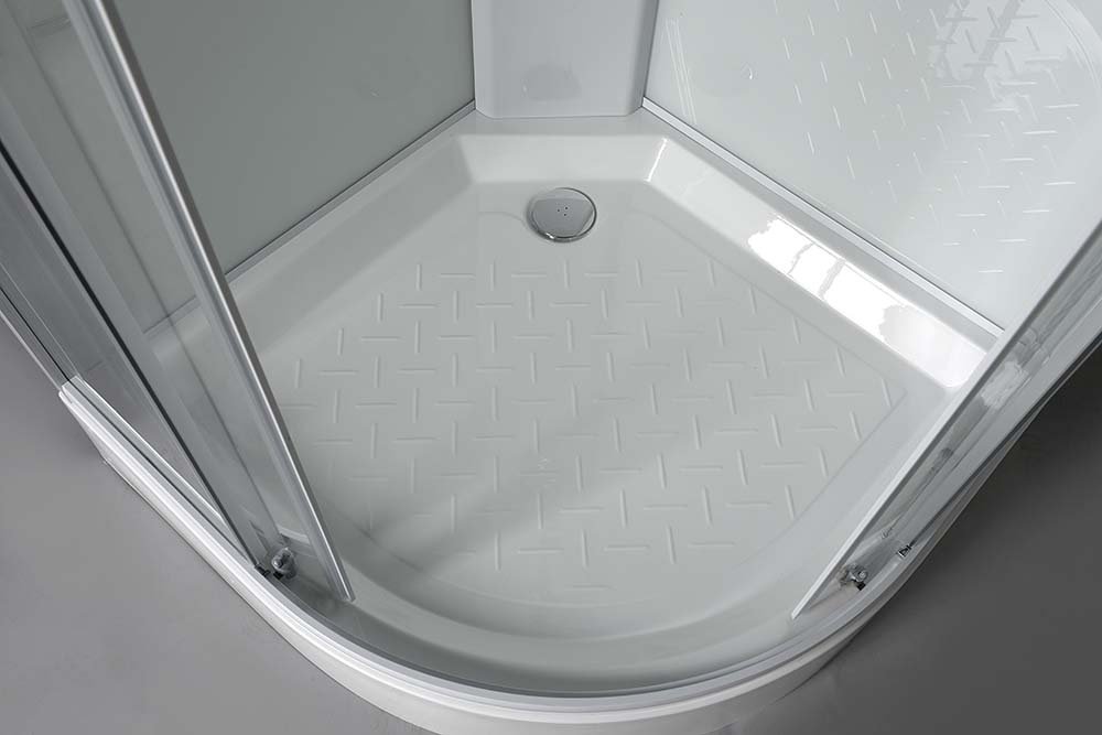 Aqualine AIGO vanička 900x900 mm, příslušenství, sifon, držák sprchy a sprcha, komponent 1/4 YB93-1