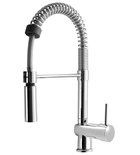 Photo: RHAPSODY PROFESSIONAL Kitchen Mixer Tap with Pull Out Spray (H) 49cm, chrome