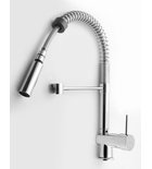 Photo: RHAPSODY PROFESSIONAL Kitchen Mixer Tap with Pull Out Spray (H) 49cm, chrome