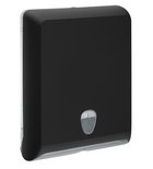 Photo: COLORED Paper towel dispenser 29x40x13cm, ABS, black matt