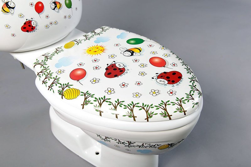 CREAVIT KID WC kombi dětské, spodní odpad, dekor CK301.400.0F