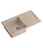 Photo: Inset Granite Sink with drainer, 77x44cm, beige