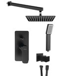 Photo: SPY concealed shower set with lever mixer, 2 outlets, black