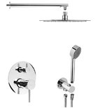 Photo: RHAPSODY concealed shower set with water tap, 2 outlets, shower connection, chrome