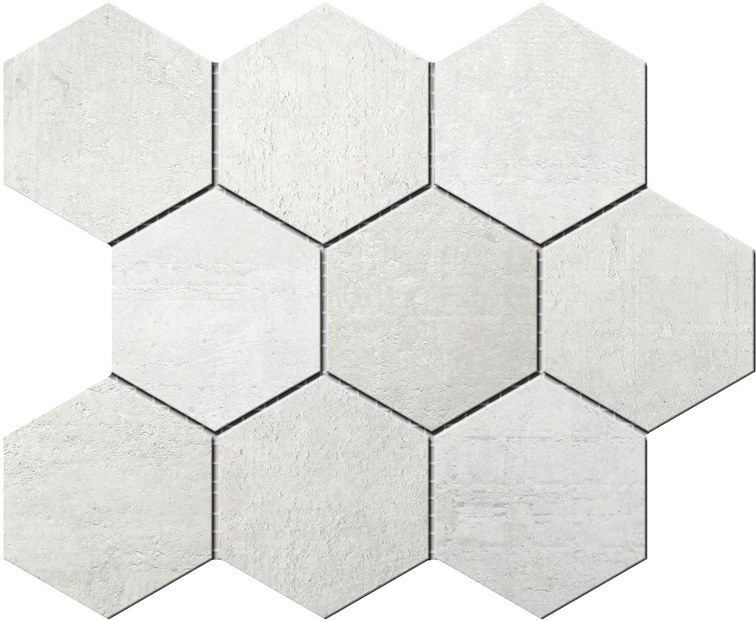 LOGAN mozaika Bianco Hexágono 35,5x29,2 (1m2)