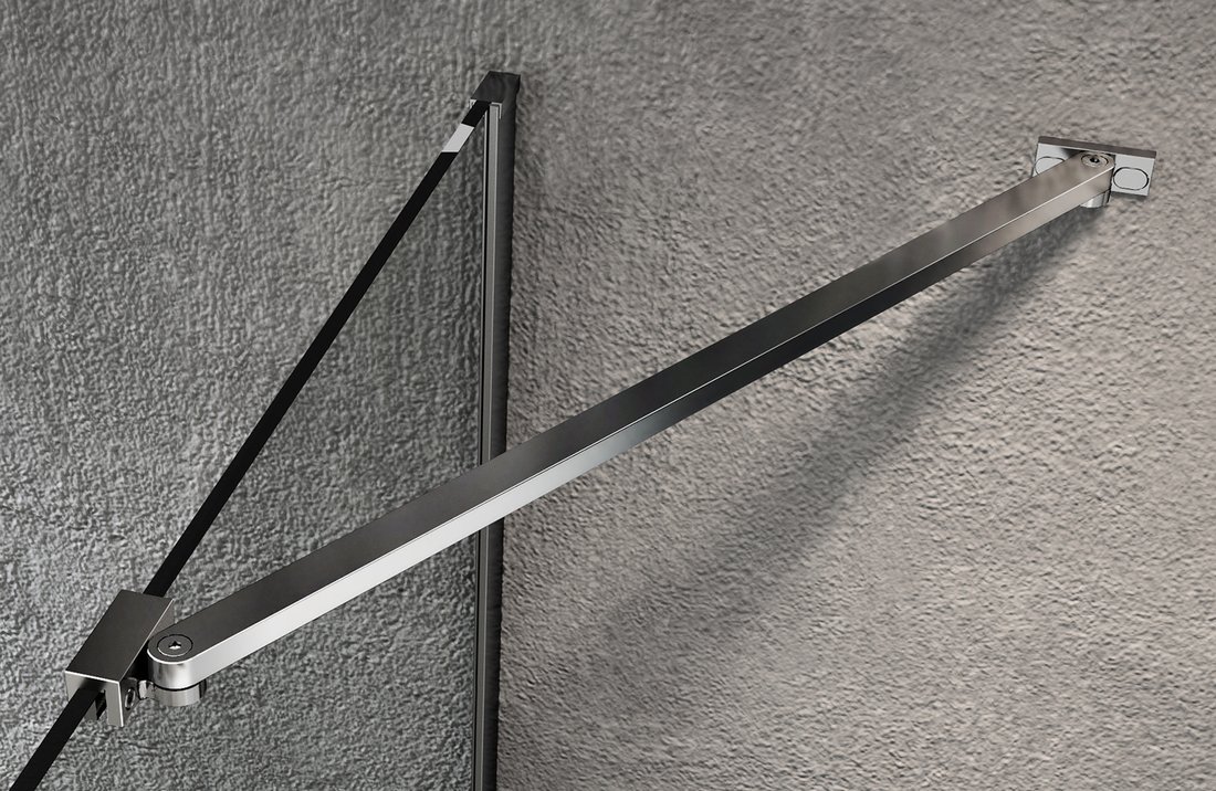 Gelco VARIO CHROME jednodílná sprchová zástěna k instalaci ke stěně, matné sklo, 1000 mm GX1410GX1010