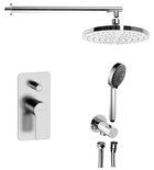 Photo: PAX Concealed Shower Set with a single lever Mixer Tap, 2 Outlets, Chrome