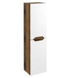 Photo: WAVE Hochschrank 35x140x30cm, weiß/Eiche collingwood
