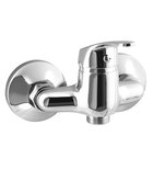 Photo: AQUALINE 35 wall-mount water tap 3/4" (without spout), spacing 100 mm, chrome