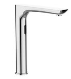 Photo: Infrared high wasbasin tap for cold or premixed water, 230V AC/6V DC (4xAA), chrome