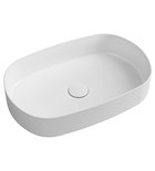 Photo: INFINITY OVAL Countertop washbasin, 55x36 cm, matt White
