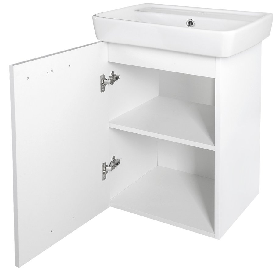 Aqualine ZOJA umyvadlová skříňka 41,5x63x37,6cm, bílá 56372
