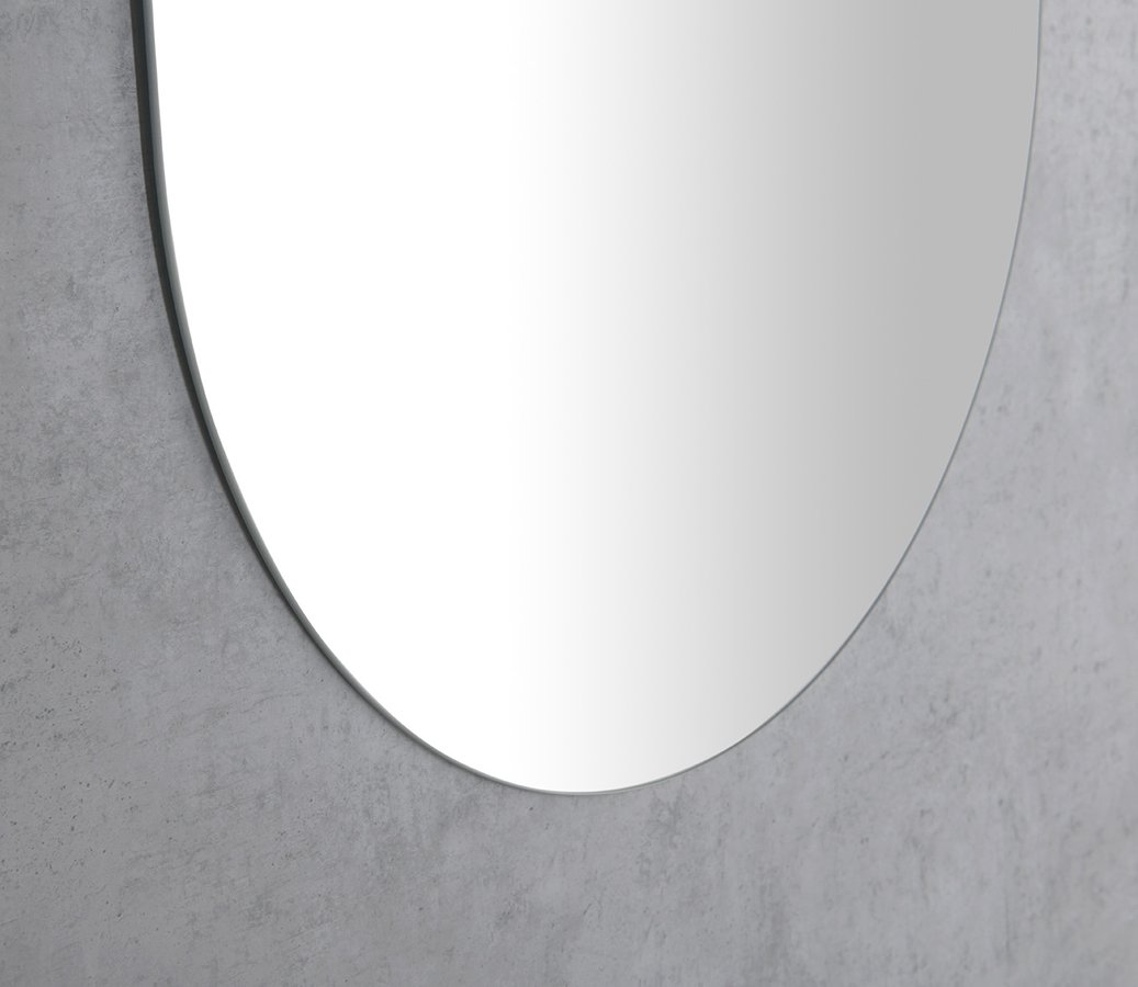 Aqualine Zrcadlo oválné 50x85cm, bez úchytu 22504