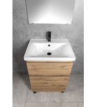 Photo: SAVA 60 Ceramic Vanity Unit Washbasin 60x46cm, white