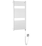 Photo: TONDI-E Electric Towel Radiator, straight, 450x970 mm, 300W, white