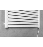 Photo: TONDI-E electric bathroom radiator, straight, 600x970 mm, 400 W, white