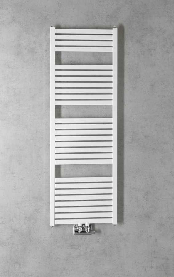Aqualine TONDI otopné těleso rovné 450x1330 mm, středové připojení, bílá DT470T