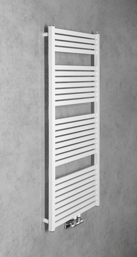 Aqualine TONDI otopné těleso rovné 600x1330 mm, středové připojení, bílá DT480T