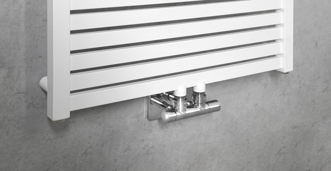 Aqualine TONDI otopné těleso rovné 600x1690 mm, středové připojení, bílá DT490T