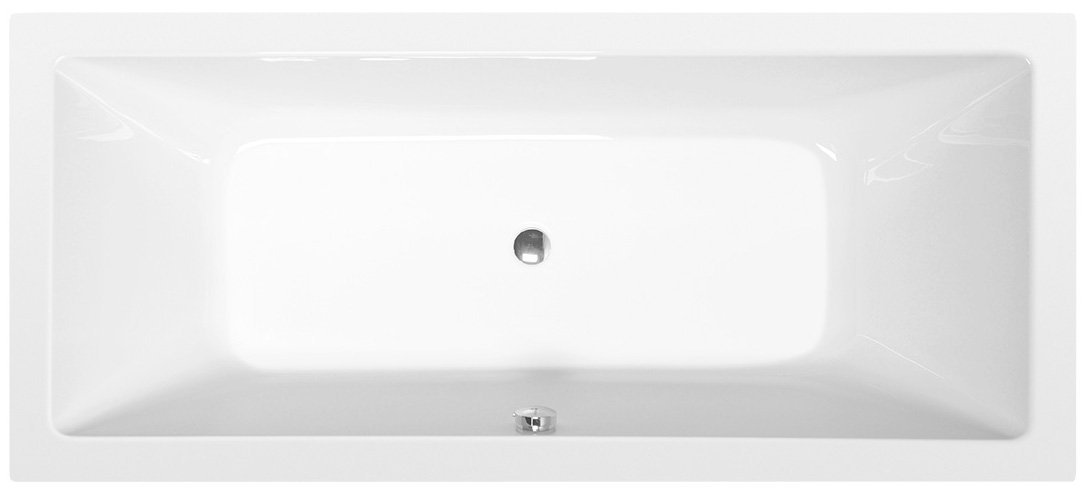 Polysan KRYSTA SLIM obdélníková vana 180x80x39cm, bílá 71710S