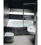 Photo: ASTRA WL SLIM Asymmetric Bath 165x90x48cm, white