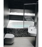 Photo: ASTRA WR SLIM asymmetrische Badewanne 165x90x48cm, weiß