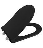 Photo: AVVA/BRILLA Slim Soft-close toilet seat, black matt