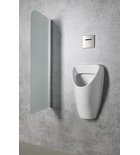 Photo: Urinal-Trennwand 40x100cm, Milchglas