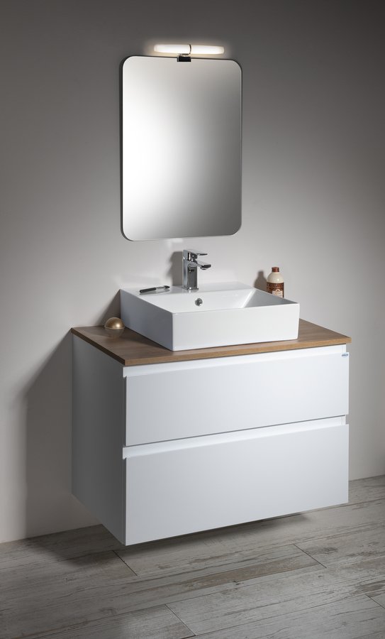 Aqualine ALTAIR umyvadlová skříňka 77,5x60x45cm, bílá AI280