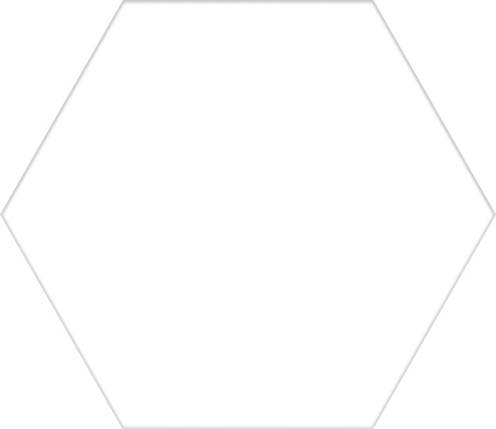 SOLID dlažba White Hex 22x25 (bal=1,04m2) SLD003