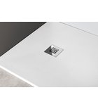 Photo: MITIA Cultured Marble Shower Tray, rectangular 120x90cm, white